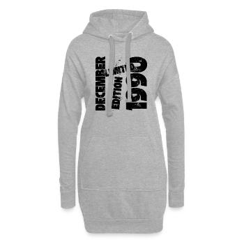 DEZEMBER LIMITIERTE AUFLAGE 1990 - Hoodie-Kleid - Grau meliert - Vorne