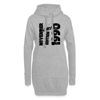 NOVEMBER LIMITIERTE AUFLAGE 1990 - Hoodie-Kleid - Grau meliert - Vorne