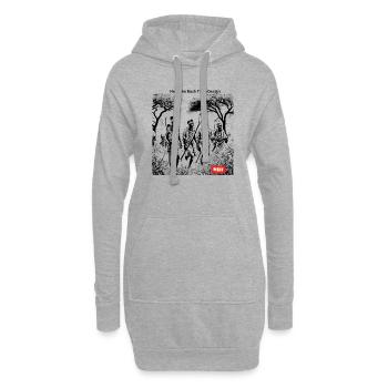 LGBT 4 - Sweat-shirt à capuche long Femme - gris chiné - Devant