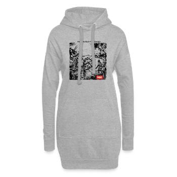 LGBT 3 - Sweat-shirt à capuche long Femme - gris chiné - Devant