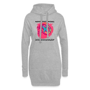 Autism Quote T-Shirt - Hoodie Dress - heather grey - Front