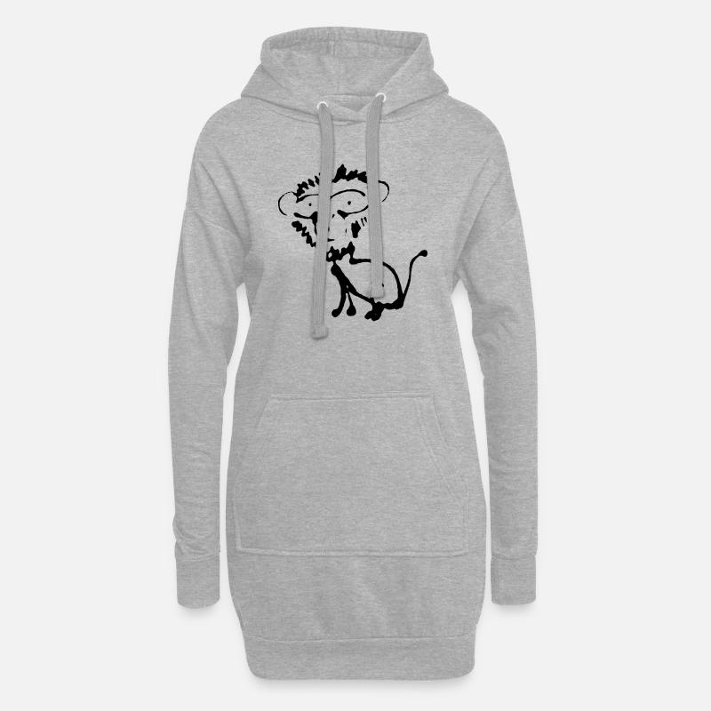 Miko - Hoodie-Kleid - Grau meliert