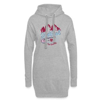 SÜDTIROL FASHION - Hoodie-Kleid - Grau meliert - Vorne