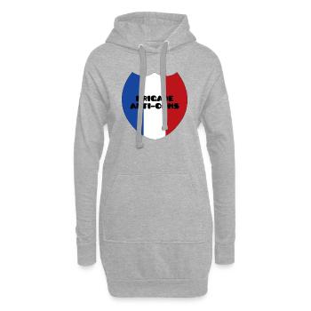 Brigade Anti-Cons - Hoodie-Kleid - Grau meliert - Vorne