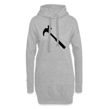 Hammer - Hoodie-Kleid - Grau meliert - Vorne