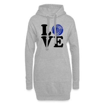 Boule - Hoodie-Kleid - Grau meliert - Vorne