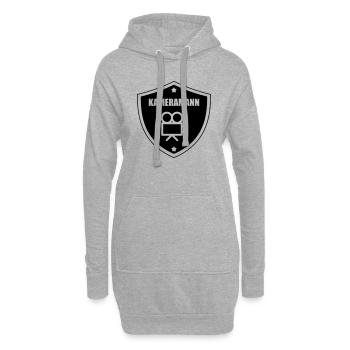 Cameraman / Camera / Video / Cadreur - Sweat-shirt à capuche long Femme - gris chiné - Devant