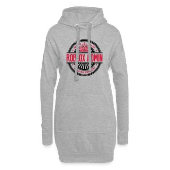 World class roblox admin limited edition best logo - Hoodie Dress - heather grey - Front