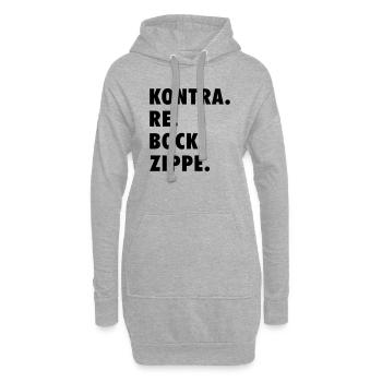 SKAT – KONTRA, RE, BOCK Kartenspiel Trumpf Bube v - Hoodie-Kleid - Grau meliert - Vorne