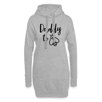 Daddy To Be(e) - Hoodie-Kleid - Grau meliert - Vorne