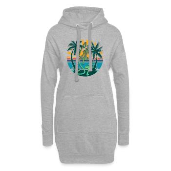 Cote da Suerth - der Name sagt schon alles - Hoodie-Kleid - Grau meliert - Vorne