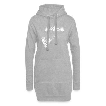 Bear Mountain Bike VTT Vélo - Sweat-shirt à capuche long Femme - gris chiné - Devant