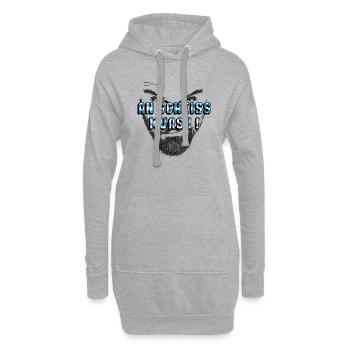 An scheiss muas i bayrisch dialekt - Hoodie-Kleid - Grau meliert - Vorne