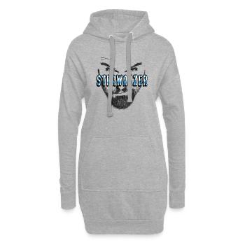 Strawanzer bayrisch dialekt - Hoodie-Kleid - Grau meliert - Vorne