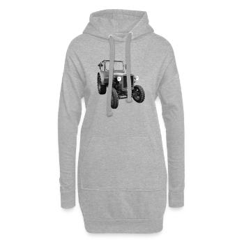 Tracteur Pioneer RS01 IFA Nordhausen DDR Oldtimer - Sweat-shirt à capuche long Femme - gris chiné - Devant