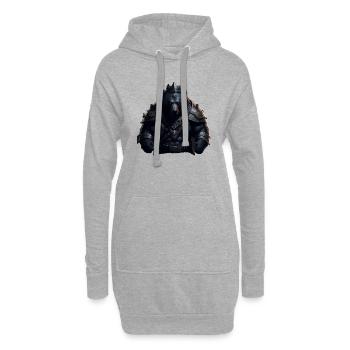 WIKINGER BERSERKER BÄR I VIKINGS - Hoodie-Kleid - Grau meliert - Vorne