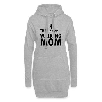 Dog Hund - Hoodie-Kleid - Grau meliert - Vorne