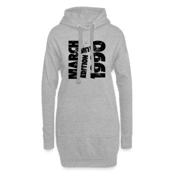 MARS LIMITIERTE AUFLAGE 1990 - Hoodie-Kleid - Grau meliert - Vorne