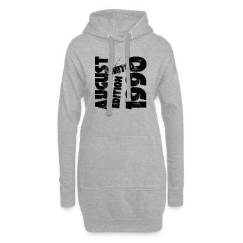 AUGUST LIMITIERTE AUFLAGE 1990 - Hoodie-Kleid - Grau meliert - Vorne