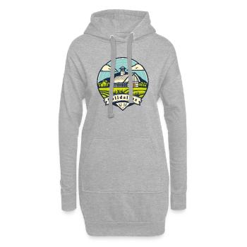 Support for Farmers #10 - Hoodie Dress - heather grey - Front