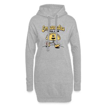 Empanadas - Cadeau parfait pour les gourmets - Sweat-shirt à capuche long Femme - gris chiné - Devant