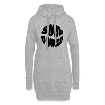 Soul Power - Hoodie-Kleid - Grau meliert - Vorne