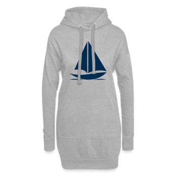 T-Shirt Mein Altersvorsorge Boot Humor Geschenk - Hoodie-Kleid - Grau meliert - Vorne