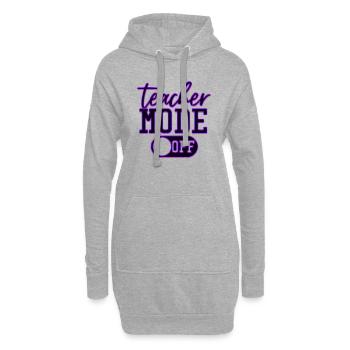 Lehramt Grundschule Lehramt Lehramt - Hoodie-Kleid - Grau meliert - Vorne