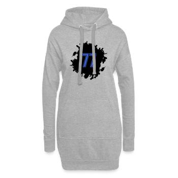 fleck 77 - Hoodie-Kleid - Grau meliert - Vorne