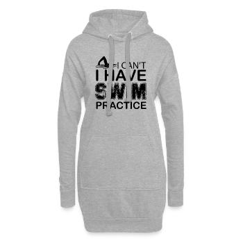 Schwimmen Wassersport - Hoodie-Kleid - Grau meliert - Vorne