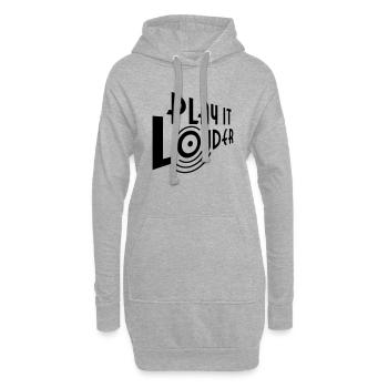 PLAY IT LOUDER - Hoodie-Kleid - Grau meliert - Vorne