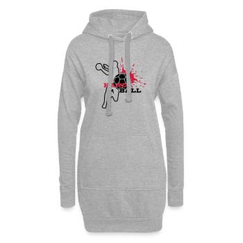 HANDBALL Spieler-Splash - Hoodie-Kleid - Grau meliert - Vorne