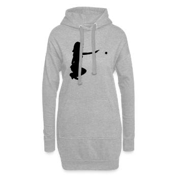 Petanque Women - Hoodie-Kleid - Grau meliert - Vorne