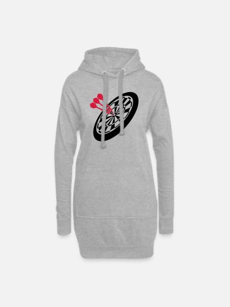 Dart Sport - Hoodie-Kleid - Grau meliert