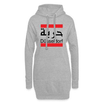 Düsseldorf - Hoodie-Kleid - Grau meliert - Vorne