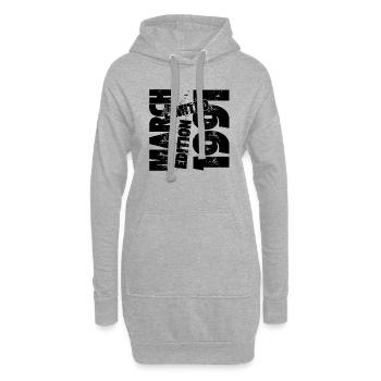 MÄRZ 1991 LIMITIERTE AUFLAGE - Hoodie-Kleid - Grau meliert - Vorne