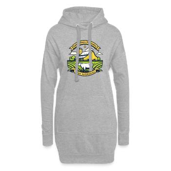 Soutien aux agriculteurs #1 - Sweat-shirt à capuche long Femme - gris chiné - Devant