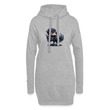 rabe comic - Hoodie-Kleid - Grau meliert - Vorne