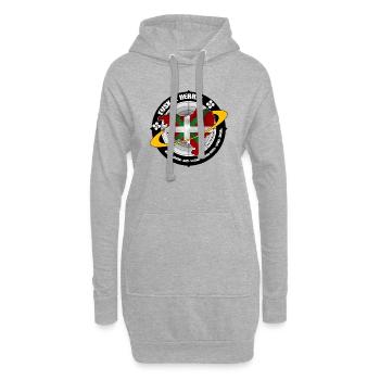 Baskische Land - Hoodie-Kleid - Grau meliert - Vorne