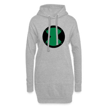 Sehen Ben Ten - Hoodie-Kleid - Grau meliert - Vorne