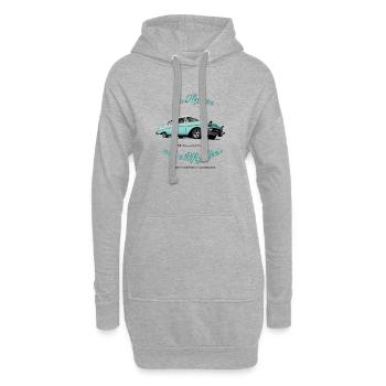 57 Chevy Belair - Hoodie Dress - heather grey - Front