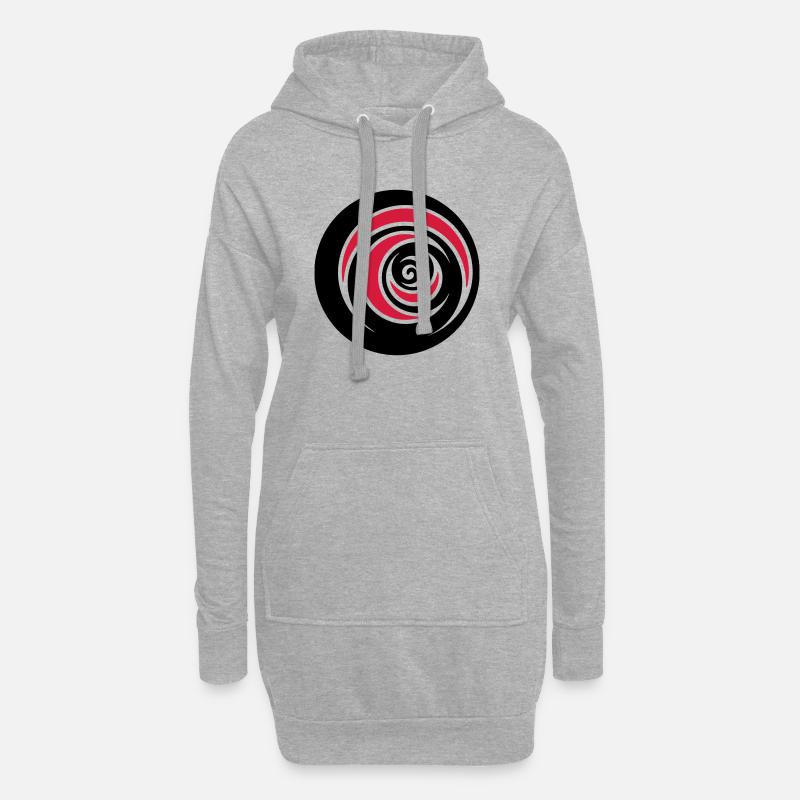 Vertigo - Hoodie-Kleid - Grau meliert