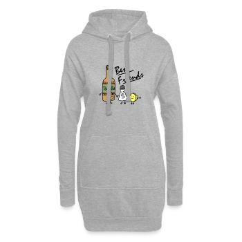 Tequilla friends - Hoodie-Kleid - Grau meliert - Vorne