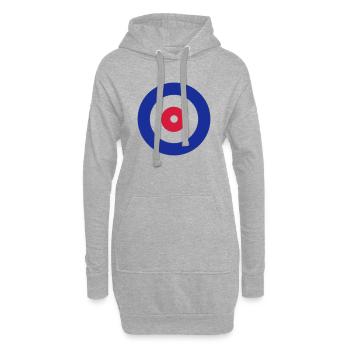 Curling - Hoodie-Kleid - Grau meliert - Vorne