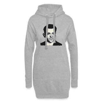 Georg-Elser - Hoodie-Kleid - Grau meliert - Vorne