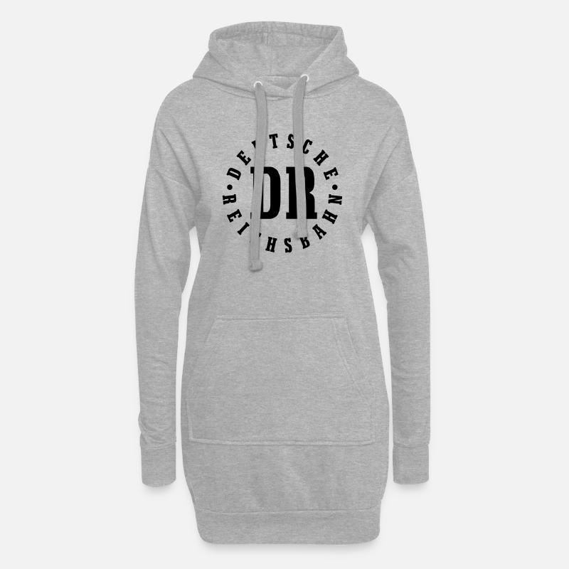 DR - Hoodie-Kleid - Grau meliert