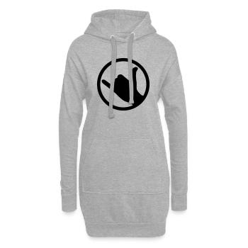 SHAKA - Hoodie-Kleid - Grau meliert - Vorne