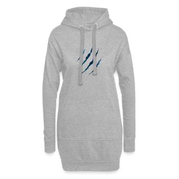 Griffes Galaxy GROAHHH White Edition - Sweat-shirt à capuche long Femme - gris chiné - Devant