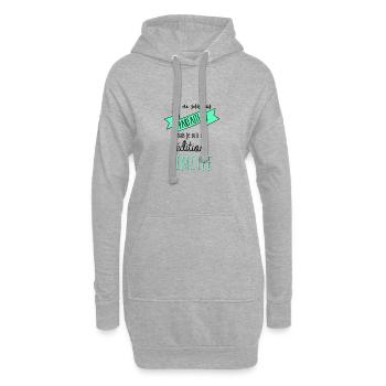 Edition limitée - Sweat-shirt à capuche long Femme - gris chiné - Devant