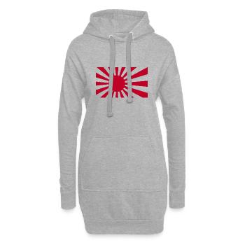Rising Sun - Hoodie-Kleid - Grau meliert - Vorne